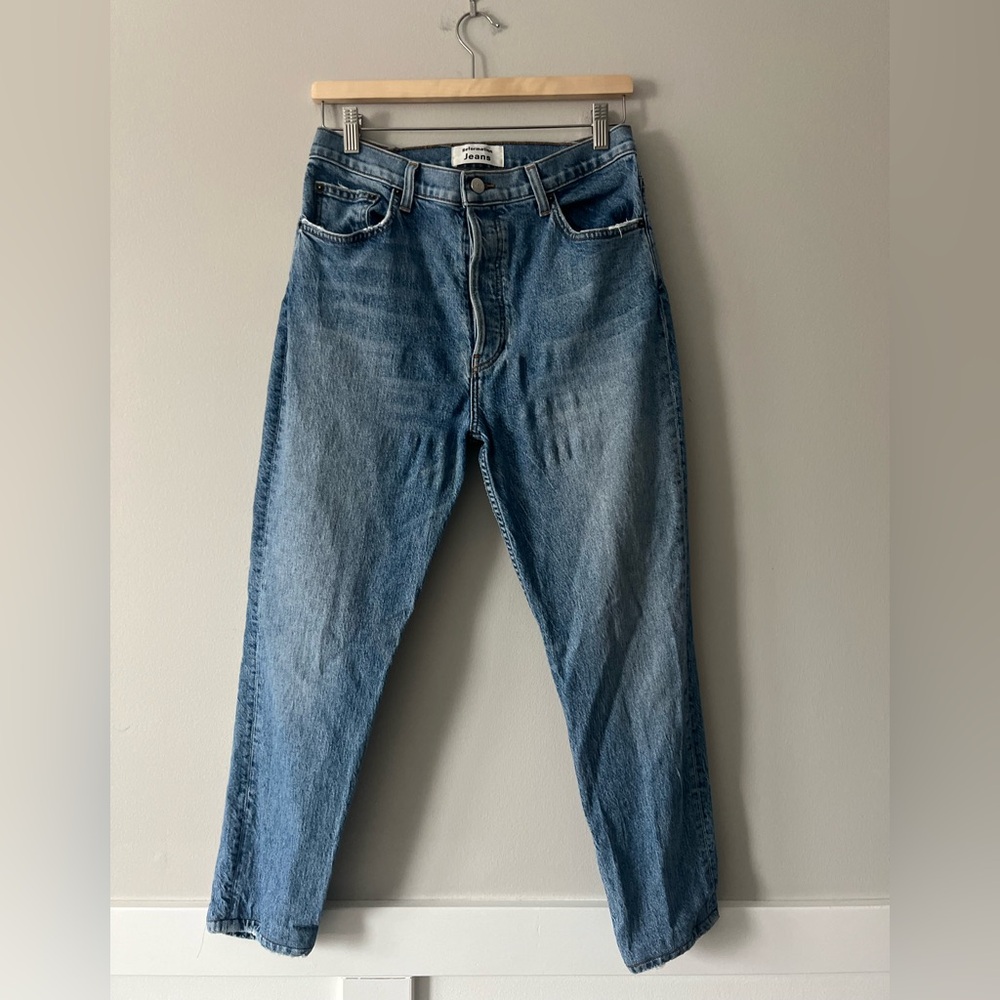 Reformation Serena High Skinny Crop Jeans Augusta Wash Size 31